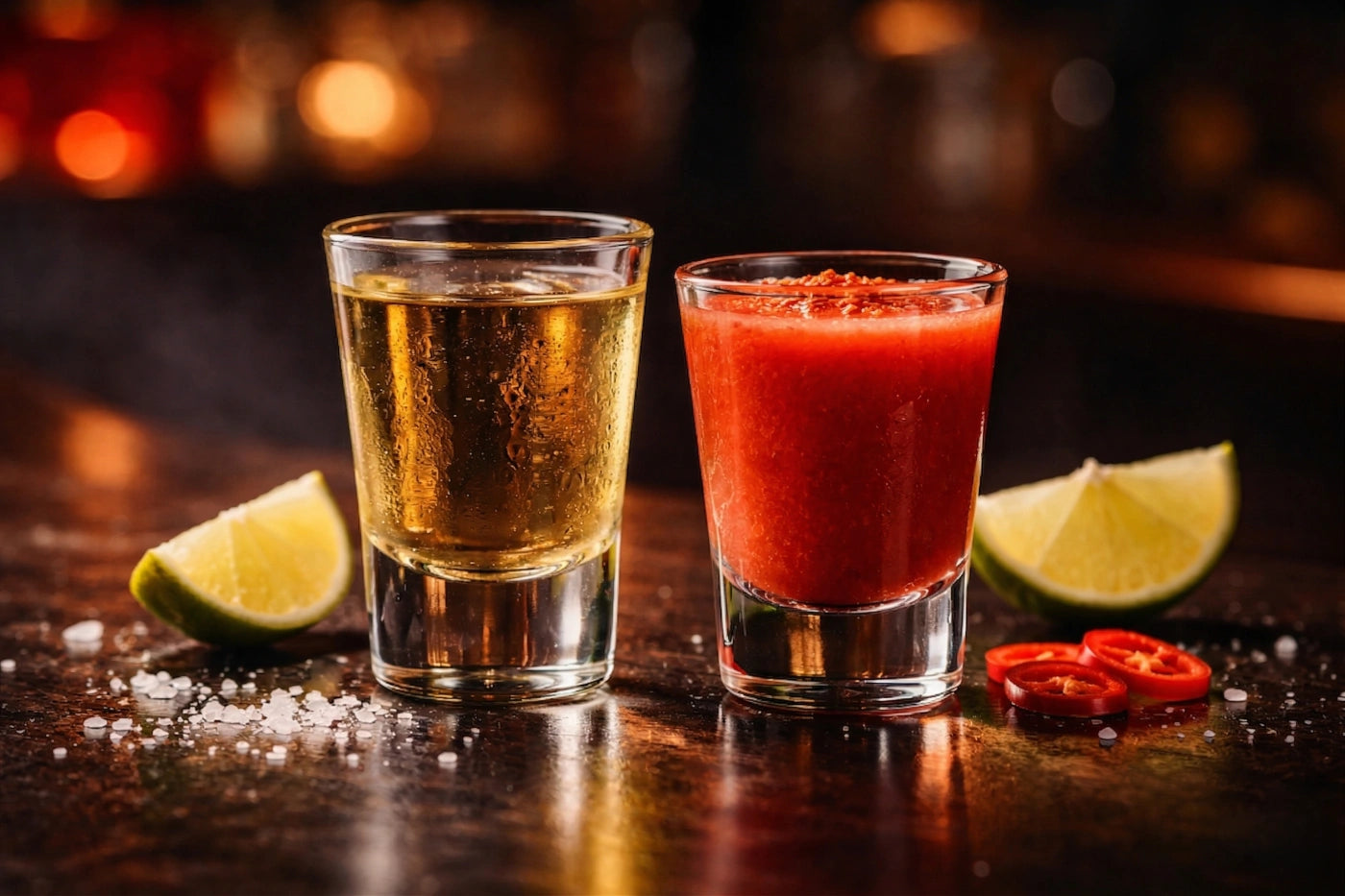 Fiery Agave Pulse in a Crimson Sip