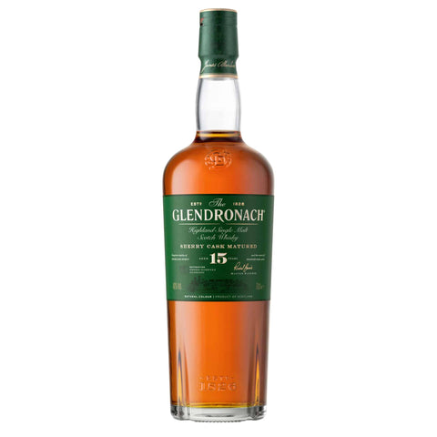 Glendronach Sherry Cask Matured 15 Year Old Single Malt Scotch Whisky 700ml