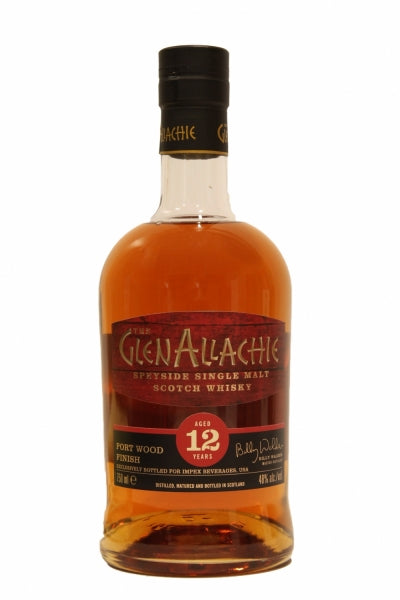 GlenAllachie Port Wood Finish 12 Year Old Single Malt Scotch Whisky 750ml