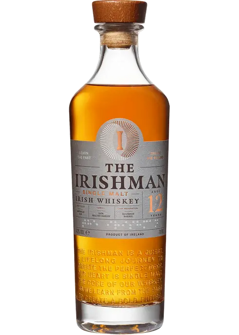 The Irishman 12 Year Old Single Malt Irish Whiskey 750ml