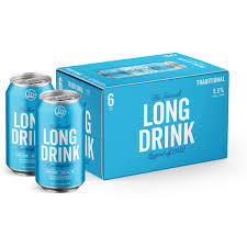 Long Drink Co. The Finnish Long Drink Traditional Cocktail 6-Pack Can