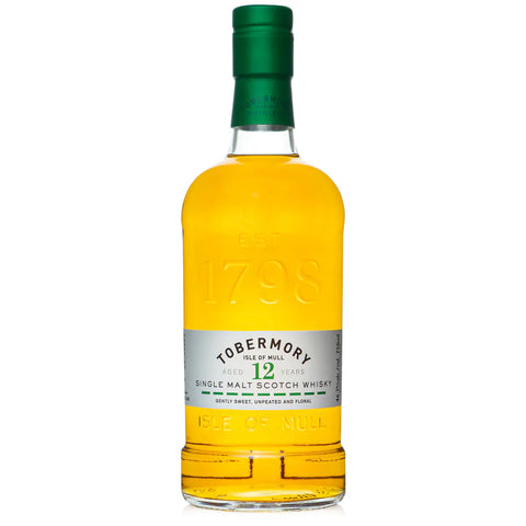 Tobermory 12 Year Old Single Malt Scotch Whisky 750ml