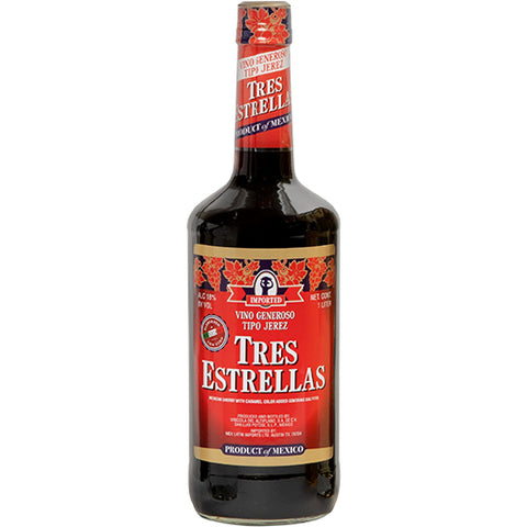 Tres Estrellas Vino Generoso Tipo Jerez 1Lt