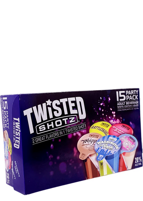 Twisted Shotz Black Variety Pack Liqueur 8-Pack