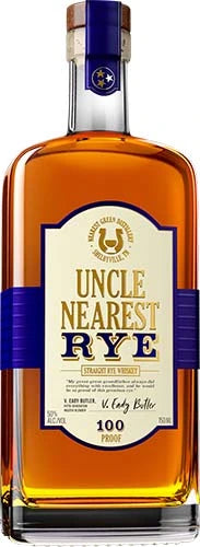 Uncle Nearest Straight Rye Whiskey 750ml