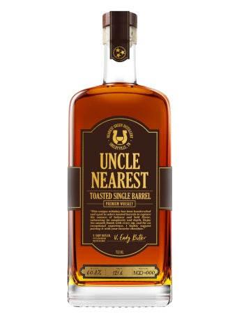 Uncle Nearest Toasted Single Barrel Premium Whiskey 750ml