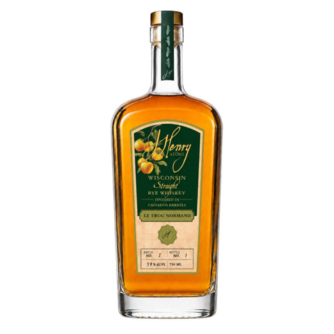 J. Henry & Sons Le Trou Normand Calvados Finished Rye Whiskey 750ml