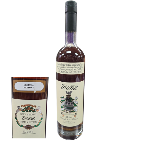 Willett Family Estate 11 Year Old #2377 Ventura Highway Rye Whiskey 750ml