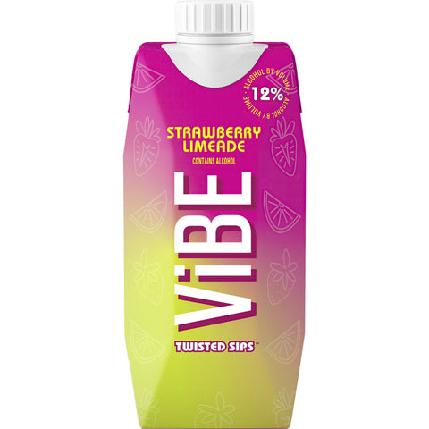 ViBE Twisted Sips Strawberry Limeade 500ml