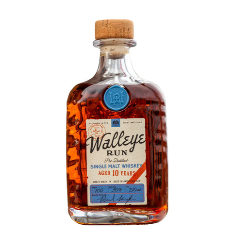 Walleye Run 10 Year Old Single Malt Whiskey 750ml