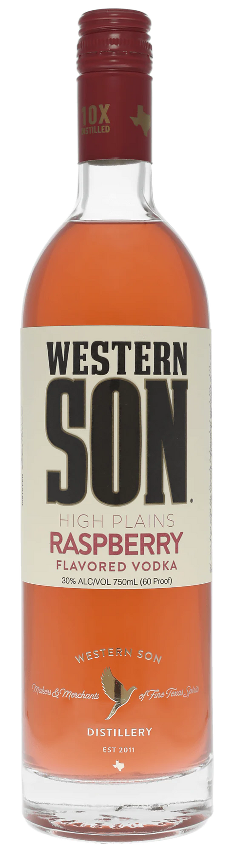 Western Son High Plains Raspberry Flavored Vodka 750ml