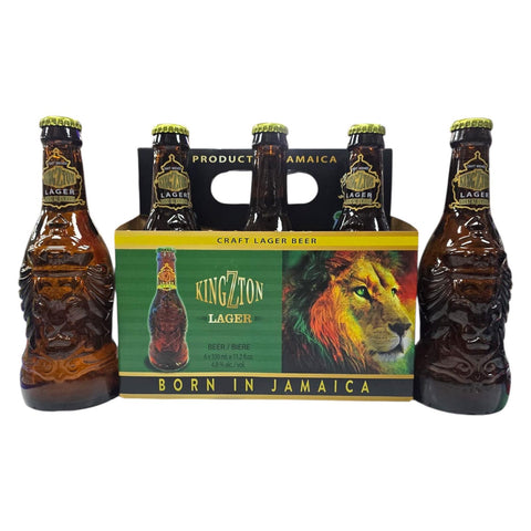 Kingzton Lager Beer 11.2-Oz Bottle 6-Pack