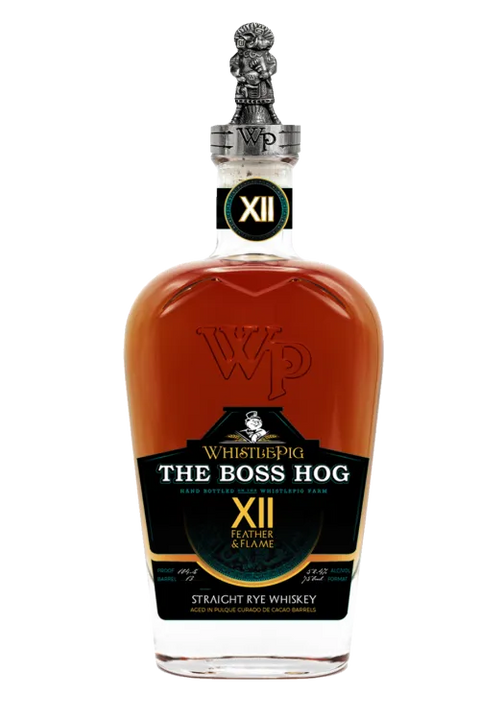 WhistlePig The Boss Hog XII Feather & Flame Straight Rye Whiskey 750ml