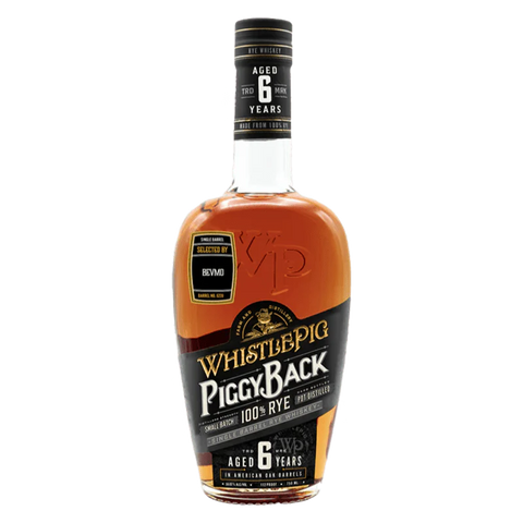 WhistlePig Piggy Back 6 Year Old Rye Whiskey 750ml