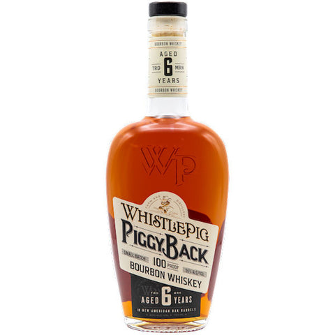 WhistlePig Piggy Back 6 Year Old Straight Bourbon Whiskey 750ml