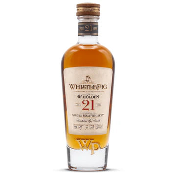 WhistlePig The Beholden 21 Year Old Single Malt Whiskey 750ml