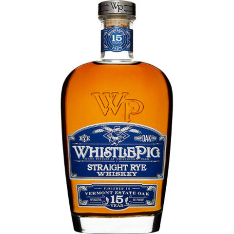 WhistlePig Vermont Oak 15 Year Old Straight Rye Whiskey 750ml