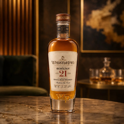 WhistlePig The Beholden 21 Year Old Single Malt Whiskey 750ml