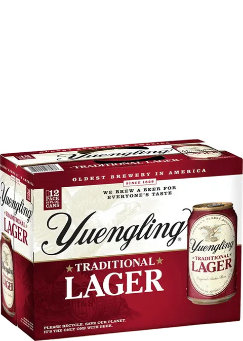 Yuengling Traditional Lager Beer Can 12-Pack