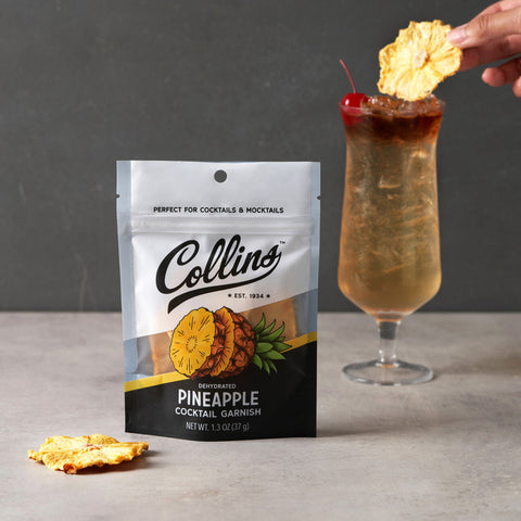 Collins Dehydrated Pineapple Cocktail Garnish 1.3-Oz