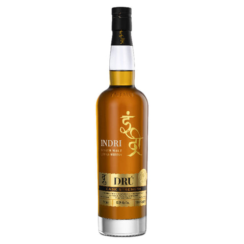Indri Dru Cask Strength Single Malt Indian Whisky 750ml
