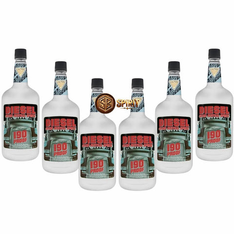 Diesel 190 Proof Grain Neutral Spirit Pet Bottle 1.75Lt Bundle 6-Pack
