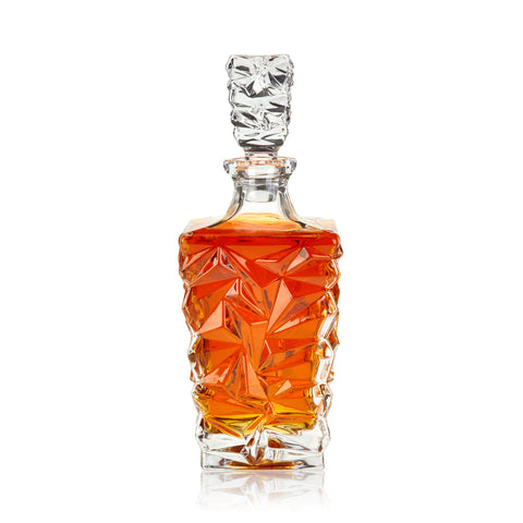 Prism Crystal Whiskey Decanter BY VISKI
