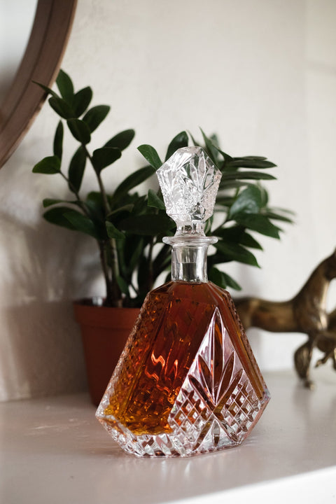 Admiral Crystal Irish Cut Whiskey Decanter By Viski