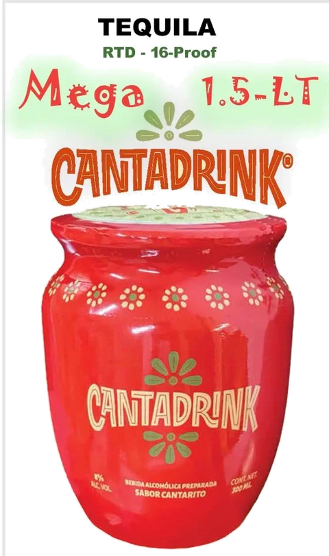 Cantadrink Cantarito Drink with Tequila Cocktail 1.5Lt