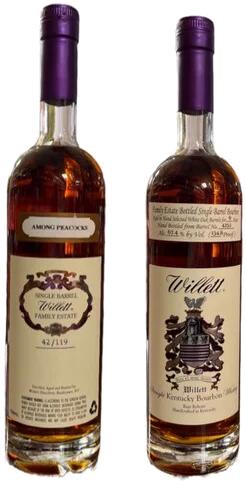 Willett Family Estate 9 Year Old #4252 Among Peacocks Bourbon Straight Bourbon Whiskey 750ml