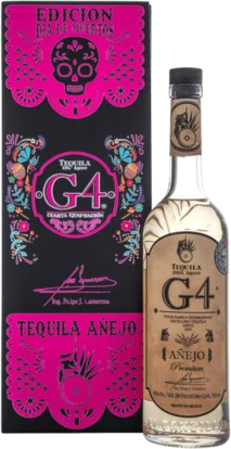 G4 Edicion Dia de Muertos Anejo Tequila Black - 750ml