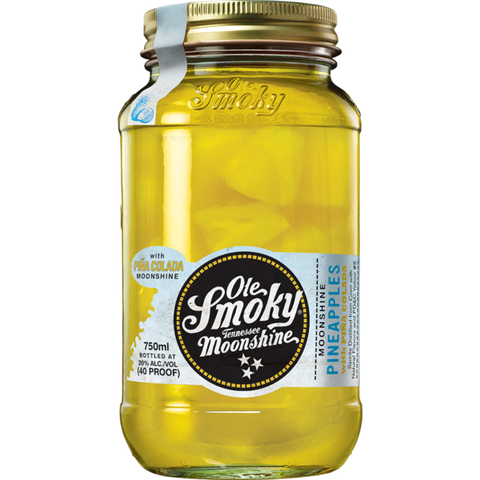 Ole Smoky Pineapples with Pina Colada Moonshine 750ml
