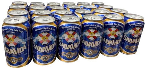 Honduras Salva Vida Lager Beer Can 24-Pack