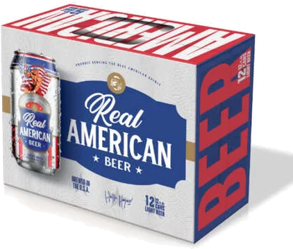 Real American Beer Light Beer 12-Pack