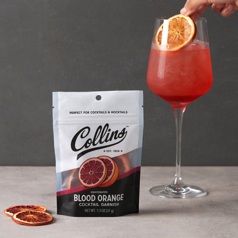 Collins Dehydrated Blood Orange Cocktail Garnish 1.3-Oz