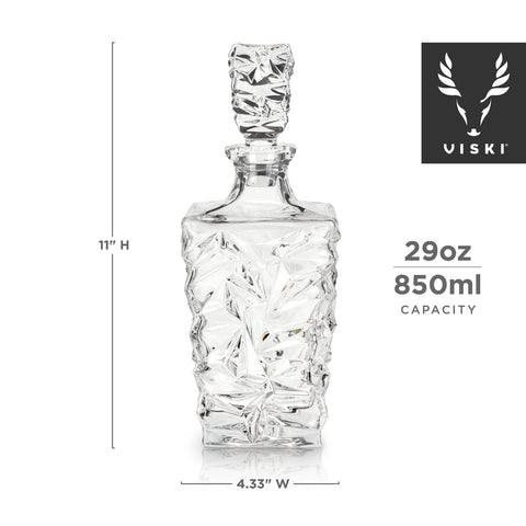 Prism Crystal Whiskey Decanter BY VISKI