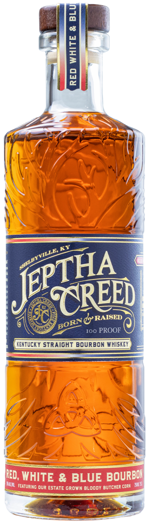Jeptha Creed RWB Red White and Blue Kentucky Straight Bourbon Whiskey 750ml