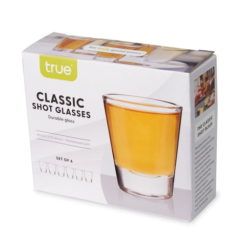 True Shooter Shot Glasses 1.5-Oz 6-Pack