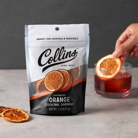 Dehydrated Orange Cocktail Garnish, 1.3 oz By Collins