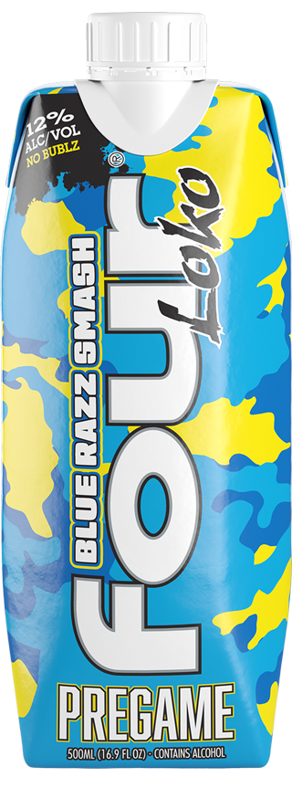 Four Loko Blue Razz Malt Beverage 500ml