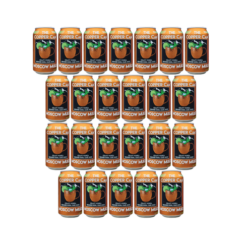 The Copper Can Moscow Mule Can 24-Pack