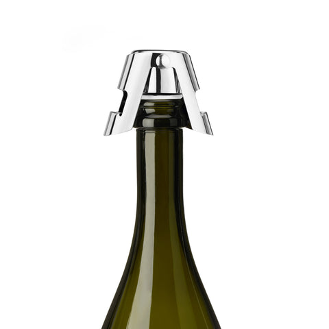 Fizz Champagne Stopper in Chrome By True Brand